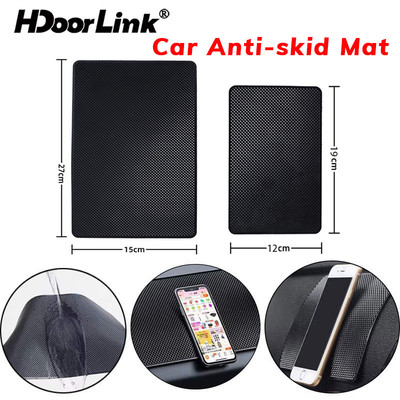 HdoorLink 2 Chiếc Thảm Chống Trượt Ô Tô Chống Trượt Silicone Bảng Điều Khiển Miếng Dán Cho GPS Điện Thoại Di Động Kính Mát