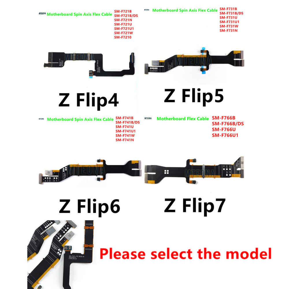 Bo Mạch Chủ Cáp Mềm Cho Samsung Galaxy Z Flip 4 5 6 7 SM-F721 F731 F741 F766 MainBoard Kết Nối Linh 