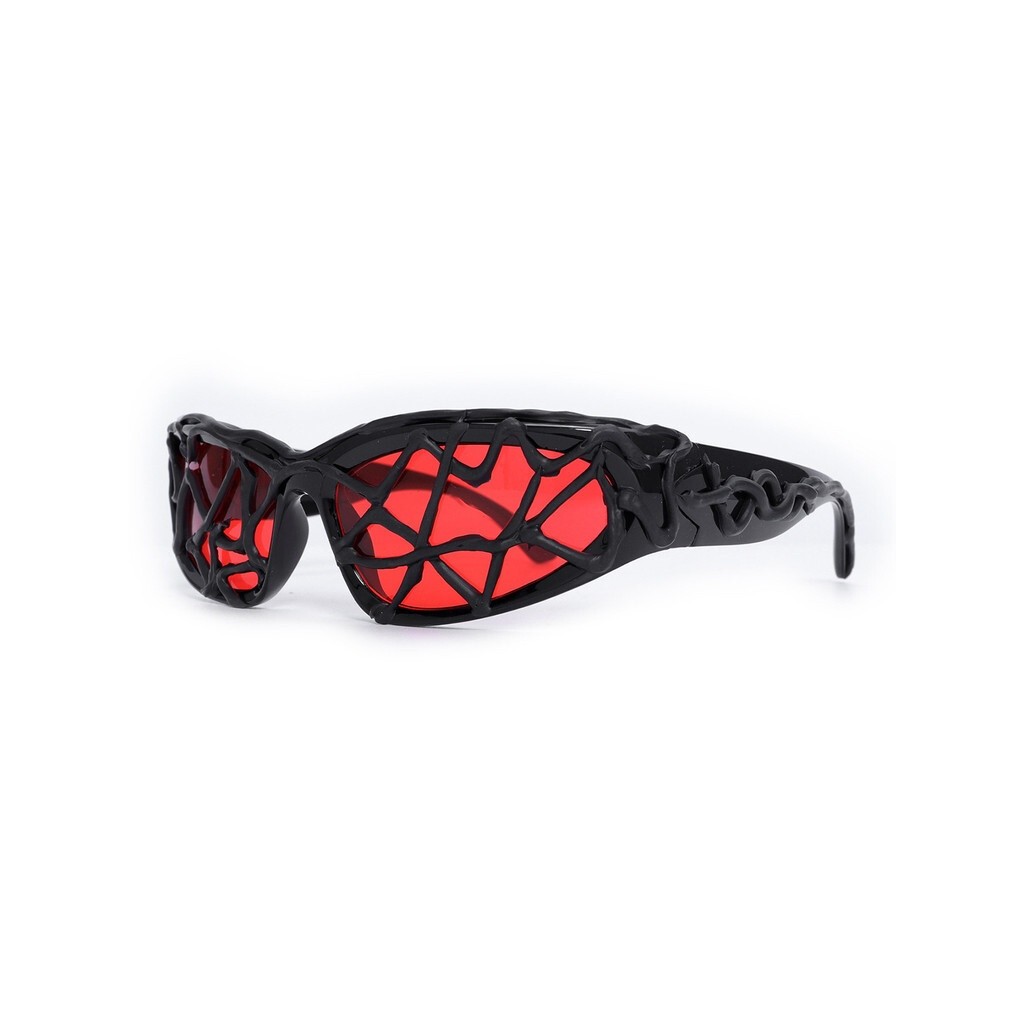 Sg SellerKKX Millennium Y2K Snake Pattern Epoxy Colorful Sunglasses Street Hot Girl Style Niche Face