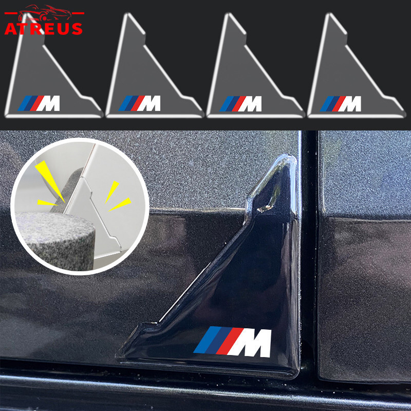 2 / 4 Xe BMW M Trong Suốt Cửa Góc Bảo Vệ Miếng Dán Cửa Xe Chống Va Chạm Chống Trầy Xước Bảo Vệ Dành 