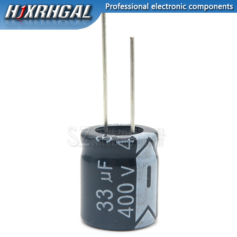1 CÁI 400V33UF 16 * 22mm 33UF 400V 16 * 22 Tụ điện phân