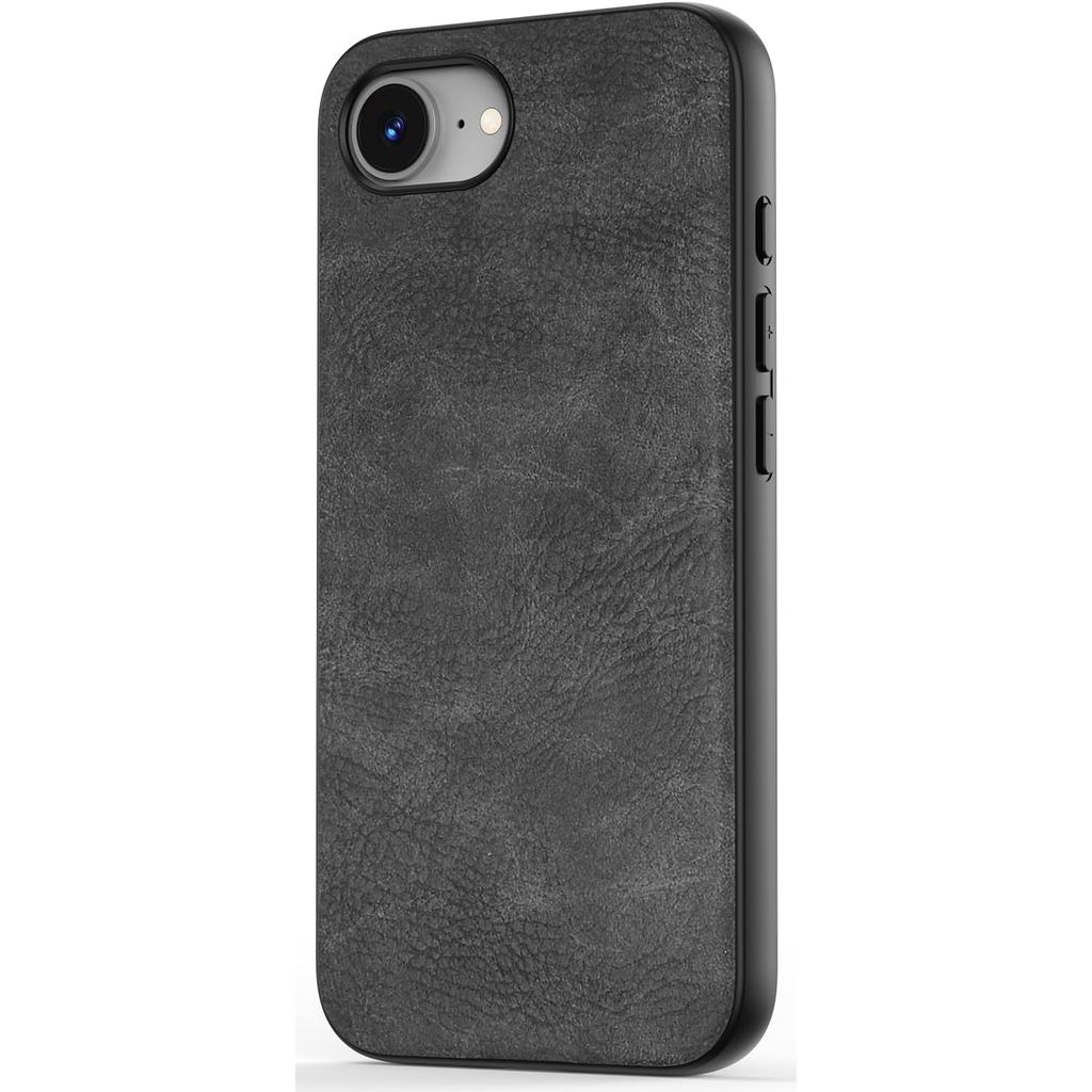 Dành Cho iPhone 17e Case & iPhone 16e Case Slim PU Leather Vintage Chống Sốc Vỏ Điện Thoại Nhẹ Cao C
