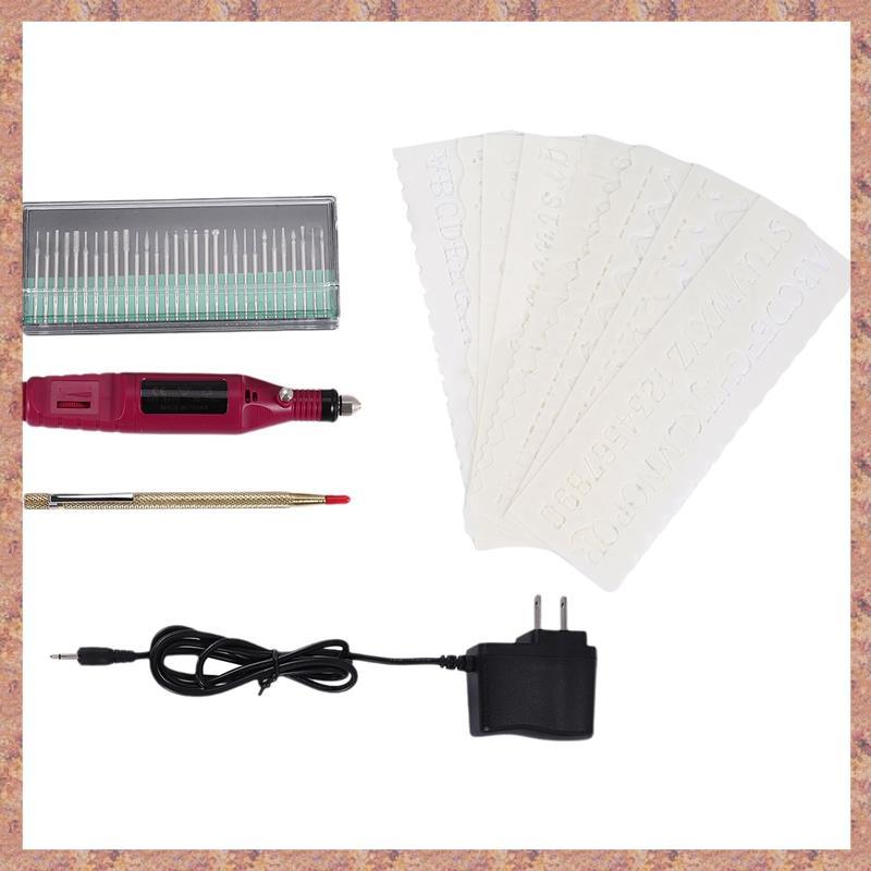 Bút khắc mini điện Bộ dụng cụ khắc tự làm mini cho kim loại Thủy tinh gốm sứ Trang sức gỗ bằng nhựa 