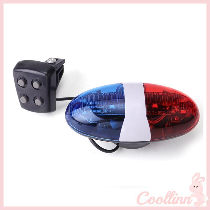 COO 6 LED 4 Tông Màu Xe Đạp Sừng Xe Đạp Đèn LED Xe Đạp Điện Tử Sừng Còi Còi Còi