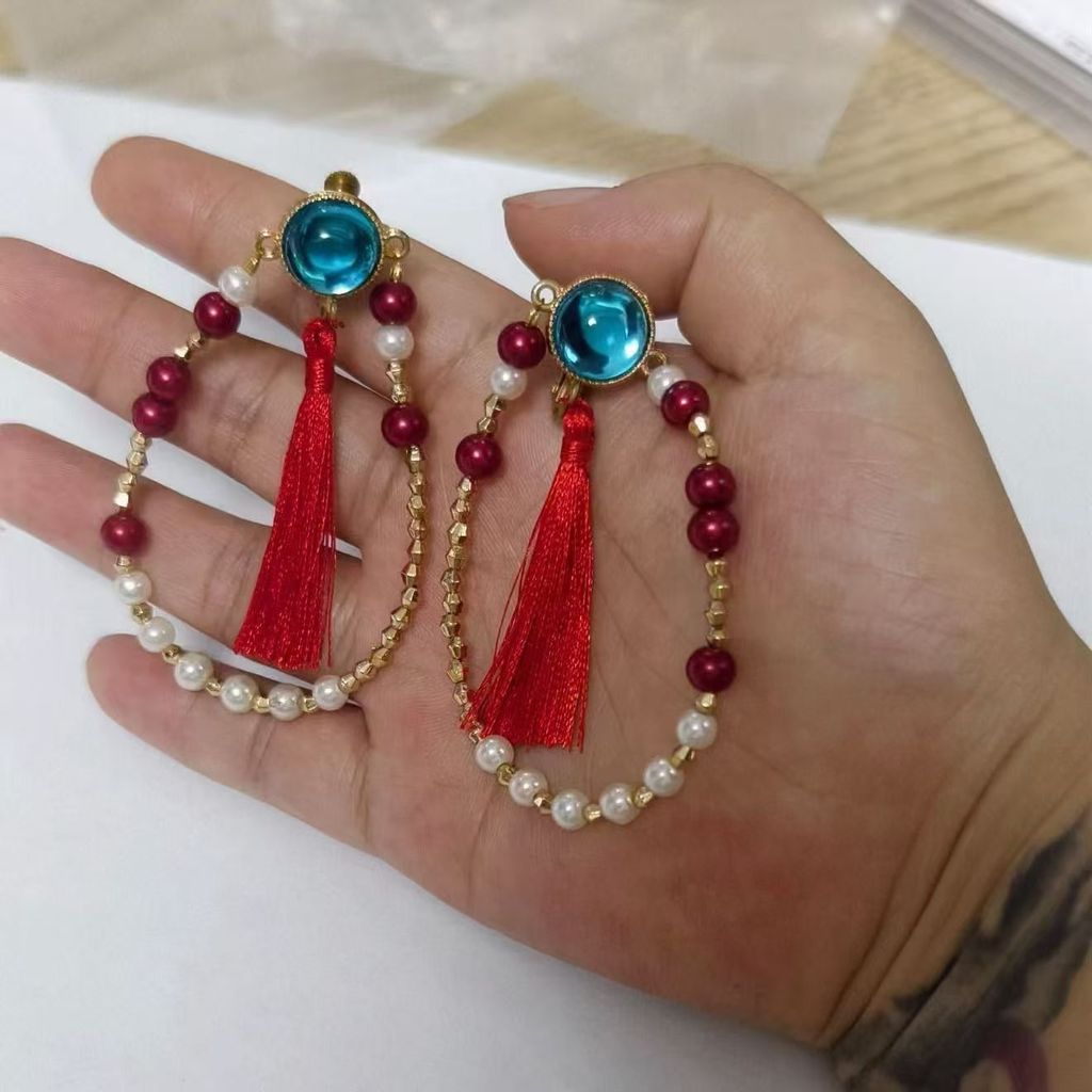 Brother Ah Brother Nezha Anime Bông Tai Bông Tai Quốc Gia Truyện Tranh cosplay Nezha Phong Cách Tua 