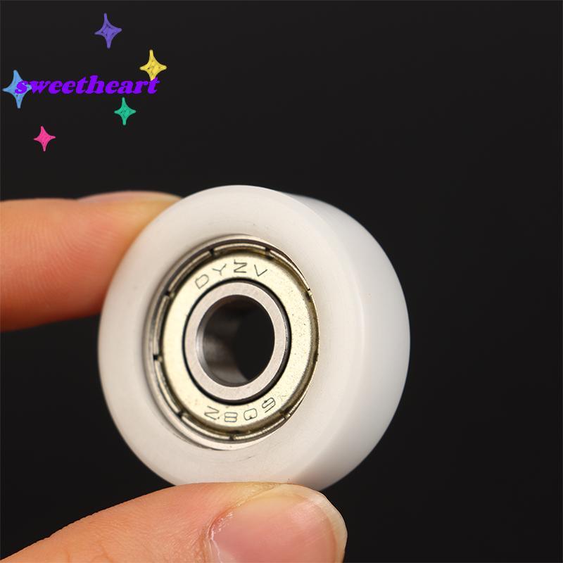 [Người yêu] 1 Cái 608 ZZ 8 * 30 * 10mm POM Nylon Vòng Loại Con Lăn POM Bọc 608ZZ Vòng Bi Ròng Rọc Bá