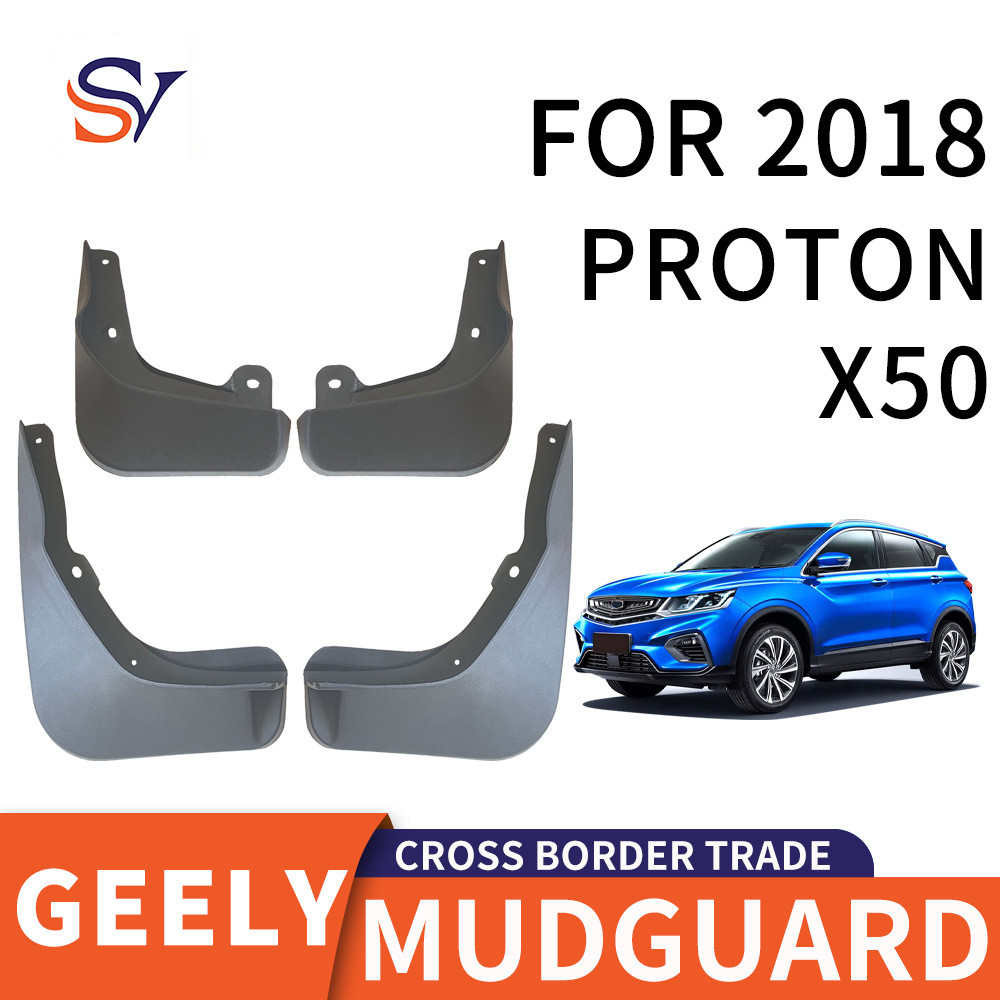 Chắn Bùn Đen Cao Cấp Cho Mẫu Tiêu Chuẩn Geely Coolray PROTON X50 2018-2020