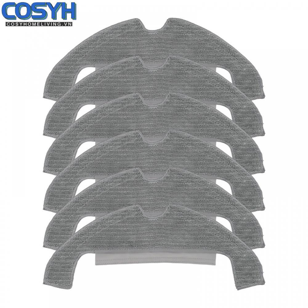 <cosyh>Mop Cloth Kit 6 Pack Mop Cloths Effortless Mopping Hygienic Floor Maintenance