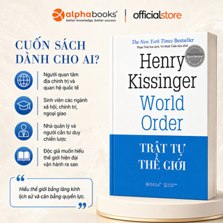 Sách - Trật Tự Thế Giới - Henry Kissinger (Tái Bản Mới Nhất) (Omega Plus)