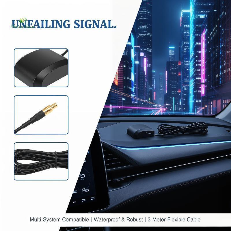 [Nhà Điện] Ăng Ten Hoạt Động GPS 28dB Tăng MCX Nam 1575,42 MHz Thiết Kế Chống Thấm Nước Cho Xe Dashc