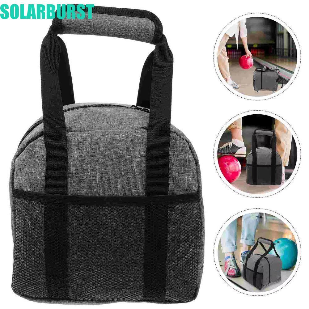 Túi bóng bowling SOLARBURST, có túi lưu trữ đệm Túi bowling đơn, Túi xách chống sốc thực tế Hộp đựng