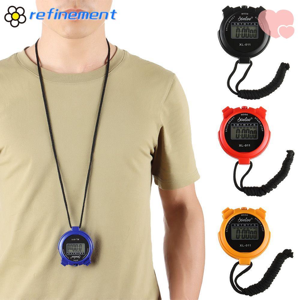 REFINEMENT Đồng hồ bấm giờ thể thao Hẹn giờ chống nước Lập chia đếm ngược Hẹn giờ bấm giờ Đồng hồ bấ