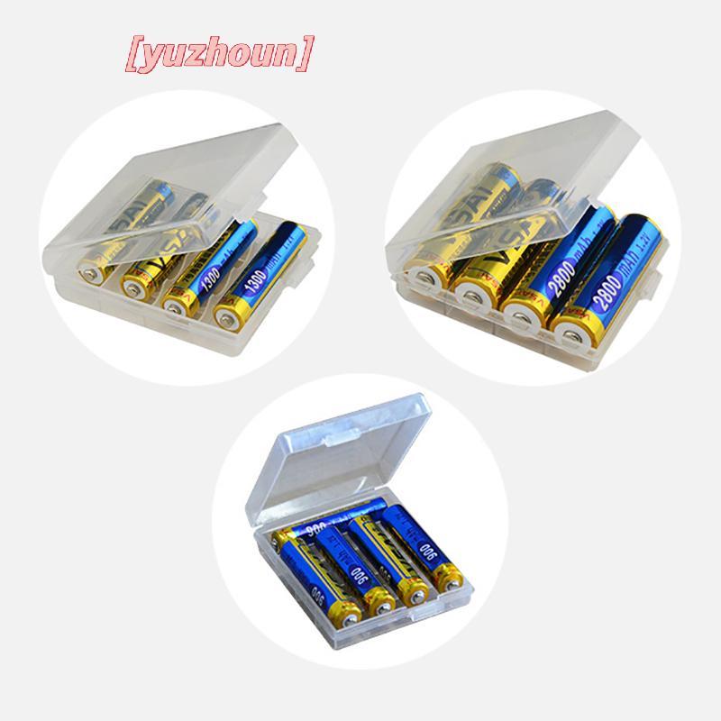 [yuzhoun] AAA / AA sang C / D Pin Pin Pin Hộp Bảo Quản Bộ Chuyển Đổi AAA AA Hộp Đựng Hộp Chuyển Đổi
