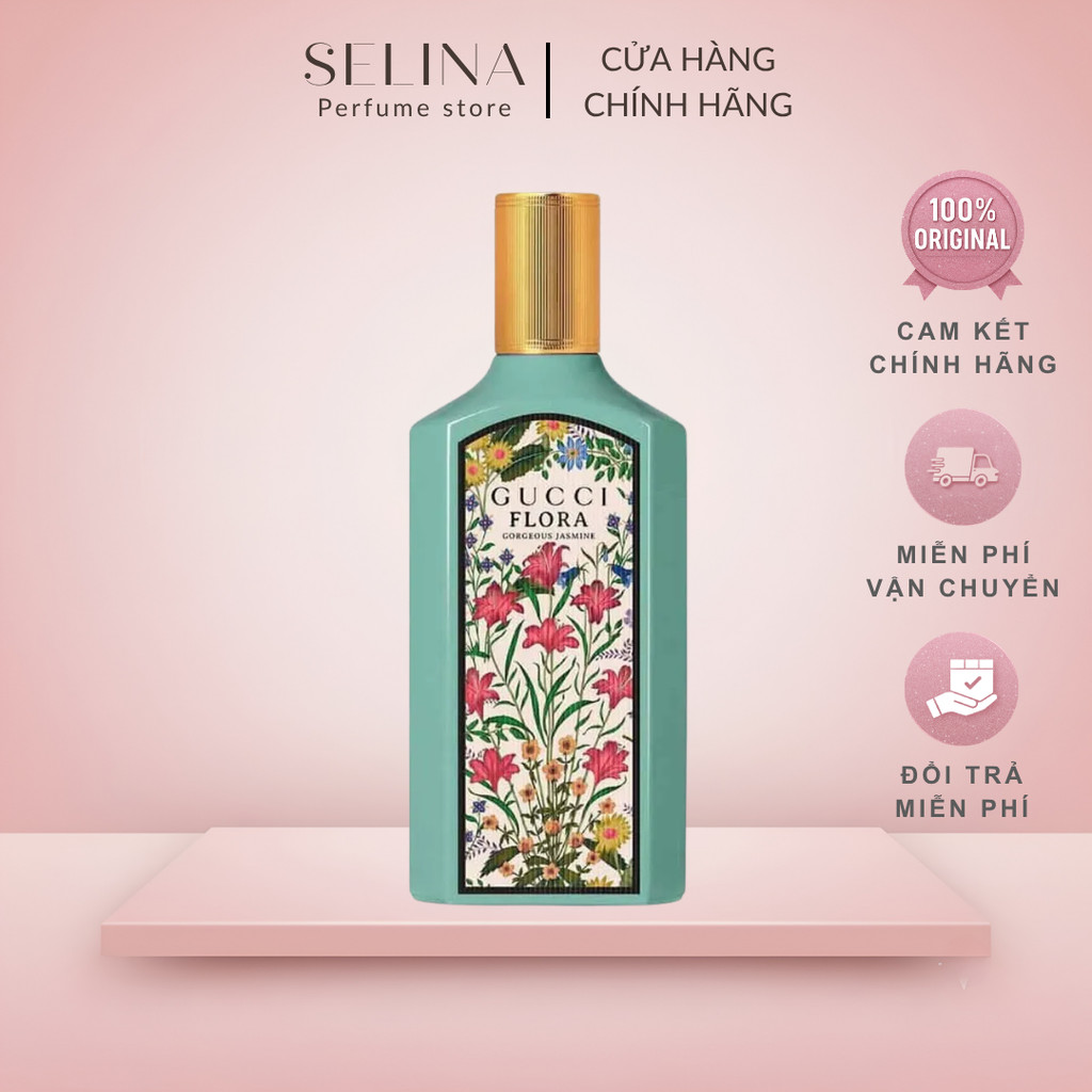 [Chính hãng] Nước Hoa Nữ 100ml Gucci Flora Gorgeous Jasmine Thanh Lịch, Sang Trọng & Cuốn Hút