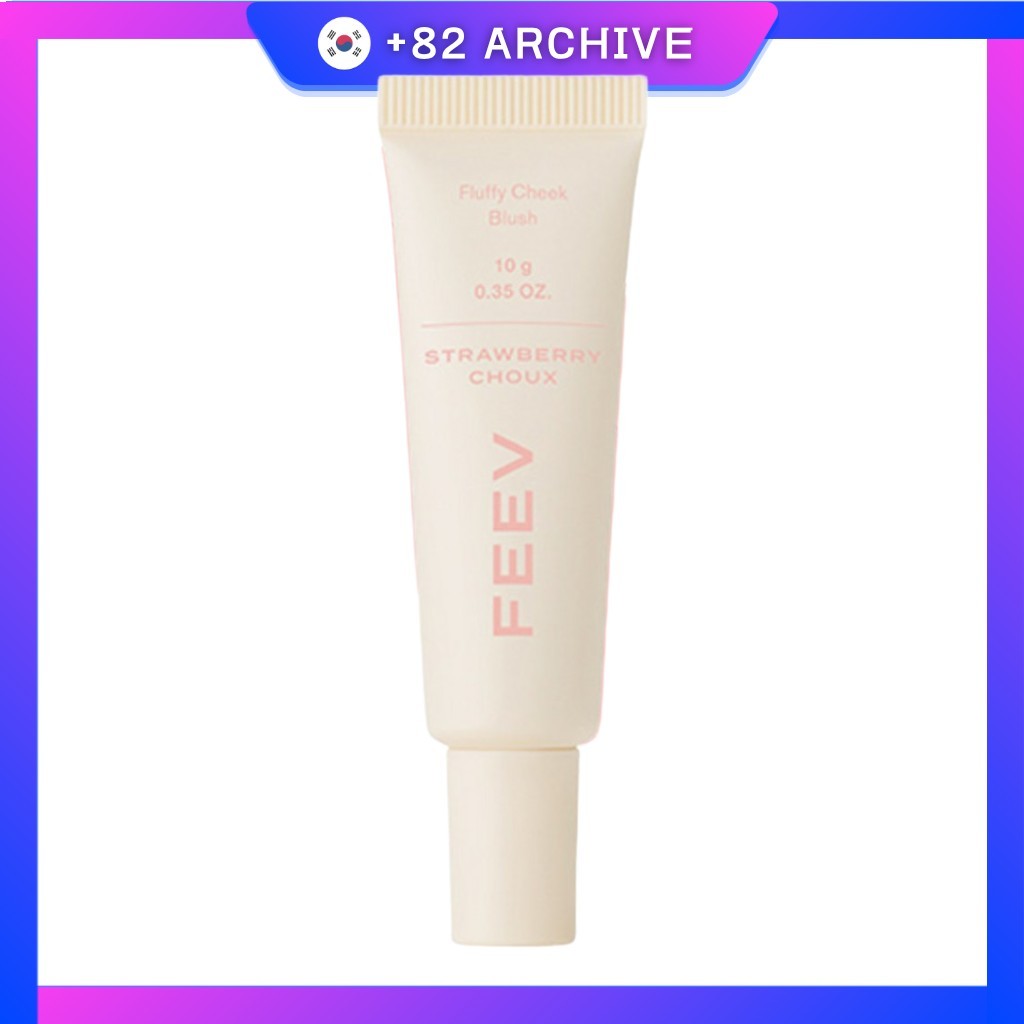 [feev] Blush Fluffy Cheek, Strawberry Choux, 10g, 1pc / Blush Hàn Quốc / Radiant Glow / Chính hãng 1