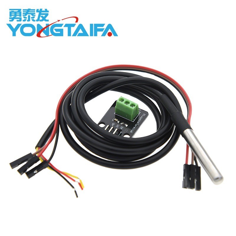 DS18B20 Cảm biến nhiệt độ chống nước hoàn toàn Cảm biến nhiệt độ nước Cảm biến nhiệt độ ds18b20 Seri