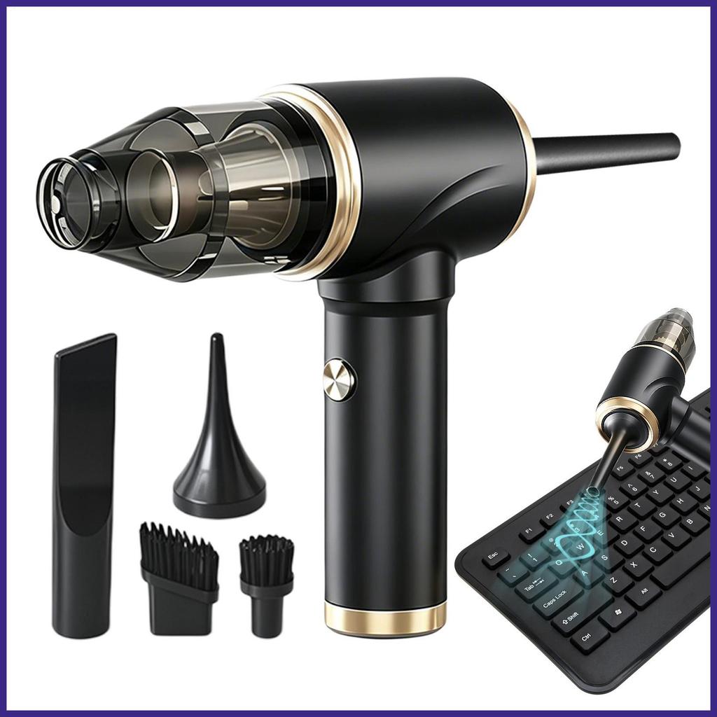 Máy hút bụi cầm tay không dây 7000Pa Mini Type-C Máy thổi có thể sạc lại Máy hút bụi ô tô mini cho l