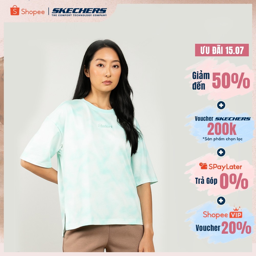 Áo Thun Tay Ngắn Nữ Skechers Urban Outdoor Short Sleeve Tee - SL325W448-AP04 Online Sale