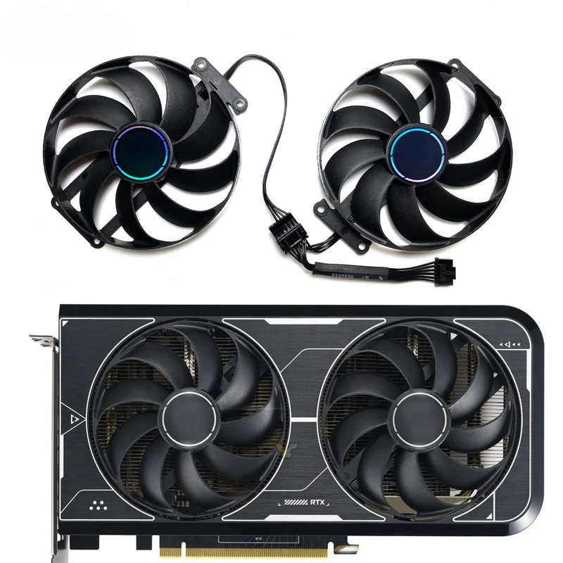 Quạt Mới Cho ASUS GeForce RTX3060ti 3070 DUAL / SI OC Card Đồ Họa Thay Thế Quạt CF9010u12D