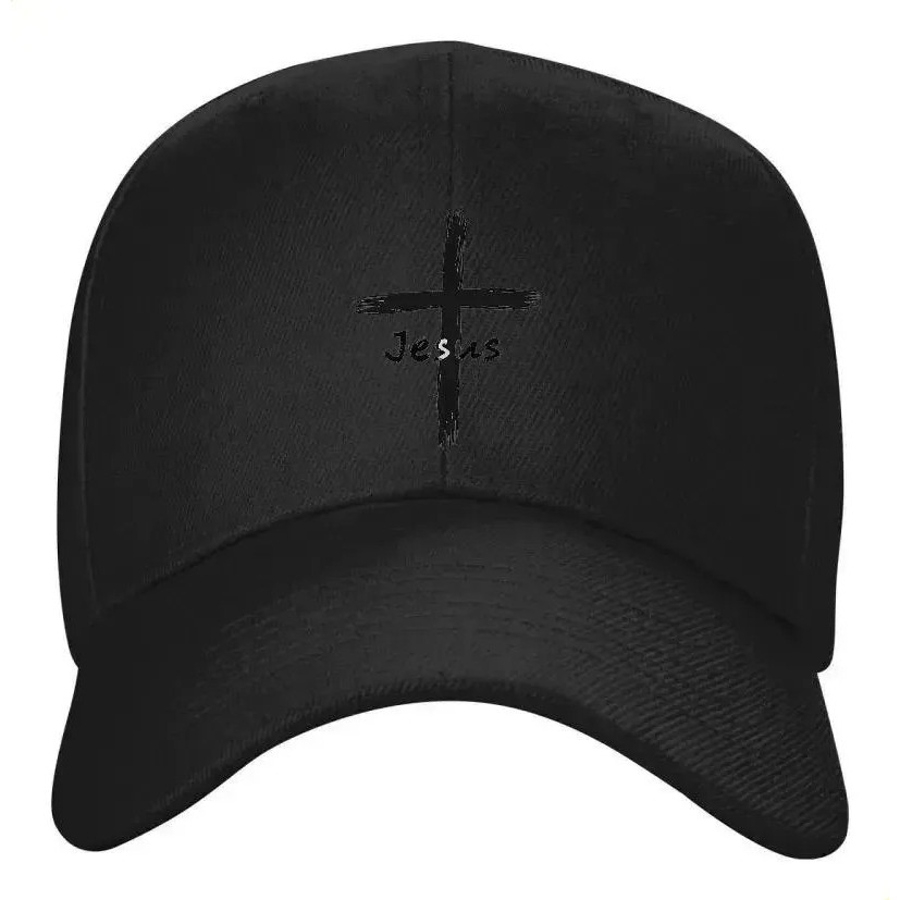 Mũ bóng chày Cotton có thể điều chỉnh Jesus Cross NFAL