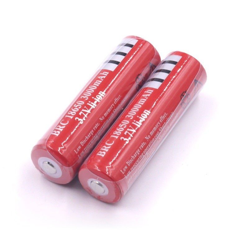 18650 Pin Lithium 3000MAH 3.7v Flat Point Sạc Pin Dung Tích Lớn Đèn Pin Quạt Nhỏ