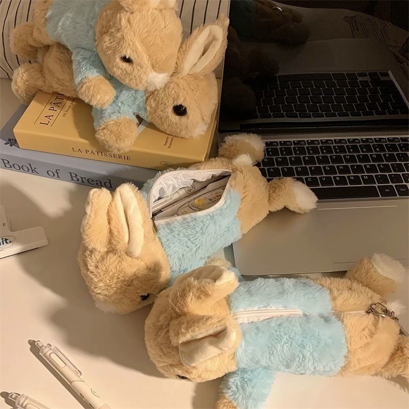 Dễ Thương Peter Pigee Eeyore Donkey Sang Trọng Búp Bê Búp Bê Hộp Đựng Lưu Trữ Túi Bảo Quản Sinh Viên