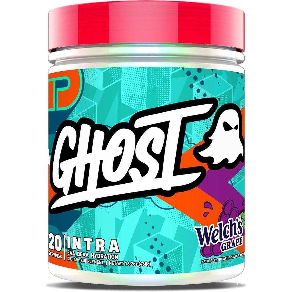 Bột tập luyện nội bộ GHOST, Nho của Welch - BCAAs &, EAAs, Nootropics & Hydrat hóa - Cổng axit amin 