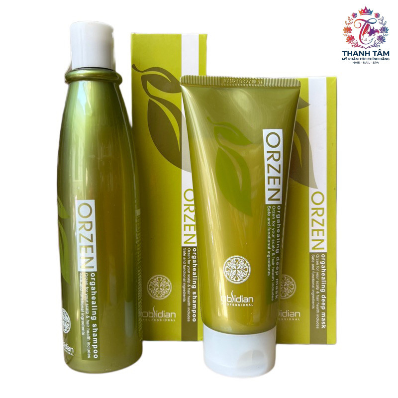 Combo Gội và Mặt nạ chống rụng tóc ORZEN Obsidian .TT