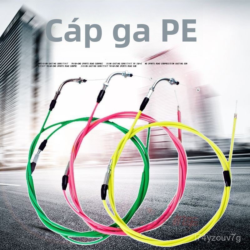 Dây ga bình xăng con Nibi độ PE cho xe ga Scoopy Liying Mio phụ kiện độ xe máy cao cấp