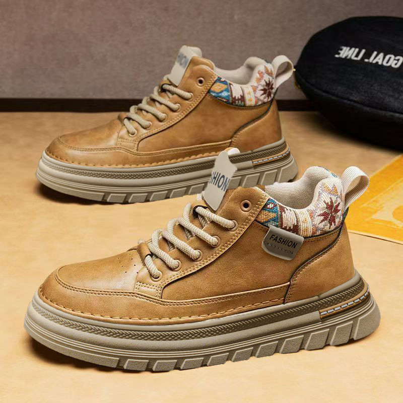 Giày bốt Martin Boots Nam High-Top All-Match Cargo Boots