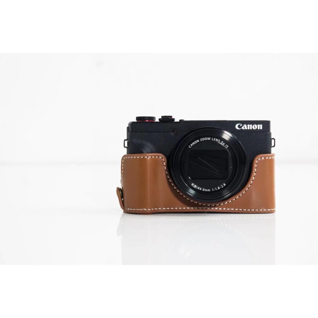 Thích hợp cho Canon M3 EF M6II Base Leather Case Base M6 Mirrorless Camera Handle Half Cover Vỏ bảo 