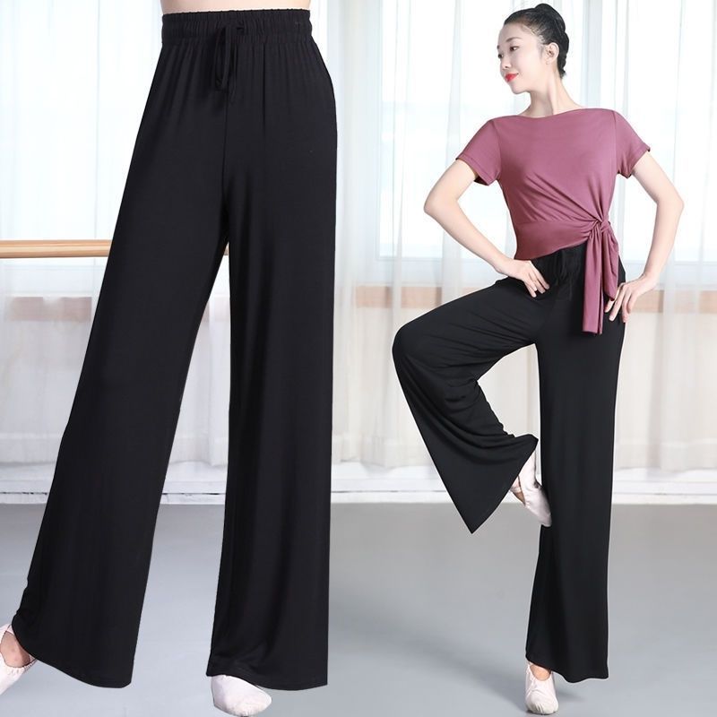 Modal Dance Quần Tập Luyện Quần Thẳng Rộng Quần Body Dance Nữ Mặc Ngoài Mới Rời Hiện Đại Khiêu Vũ202