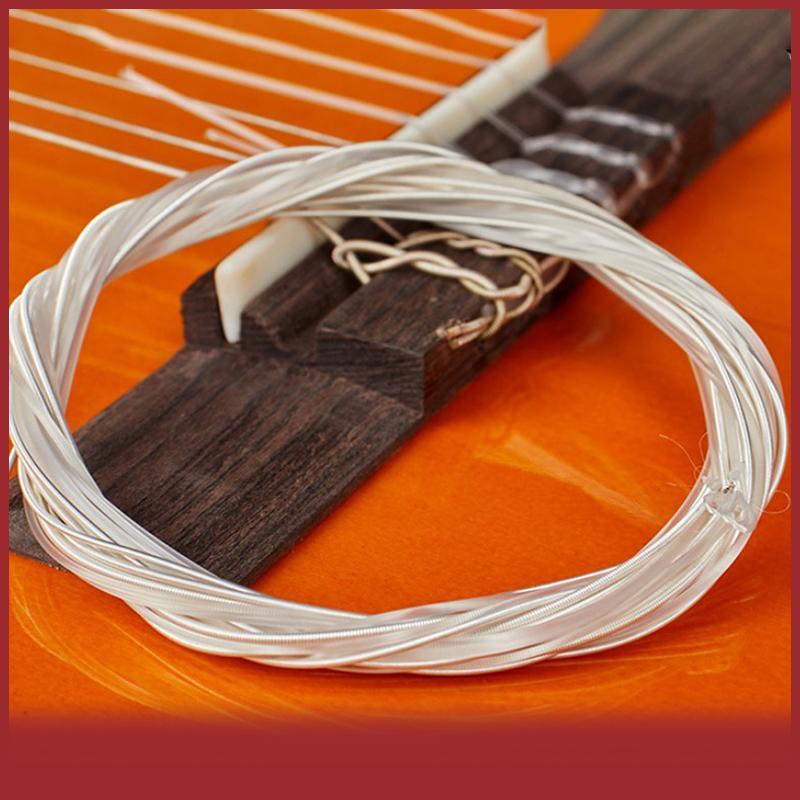 Cod 6pcs Guitar Strings Nylon bạc Strings Set đối với cổ điển guitar cổ điển