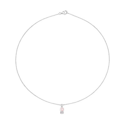 Dây cổ trẻ em Bạc đính đá PNJSilver hình kẹo XMZTW060003