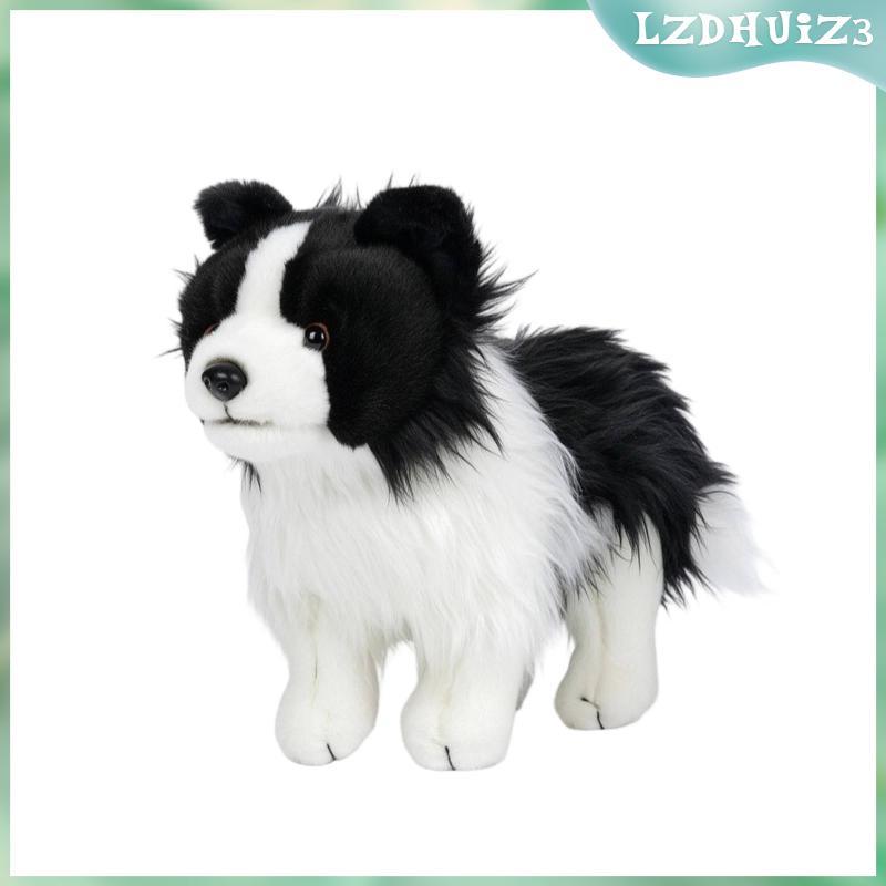 Border Collie Thú nhồi bông Chó Border Collie Bề mặt đồ chơi nhồi bông Collie