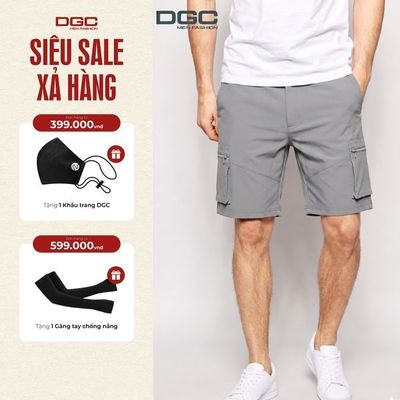Quần sooc nam SQSBD09M-S - Quần Short túi chéo và túi hộp kéo khóa thân trước