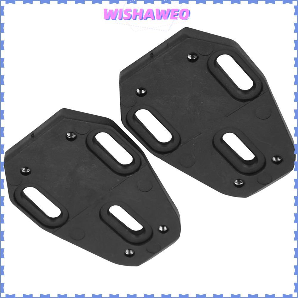 WISHAWEO 1 Cặp Giày Đi Xe Đạp Cleat Cover Adapter, Nhẹ Nhựa Tổng Hợp Giày Xe Đạp Cleat Cover, Phát H