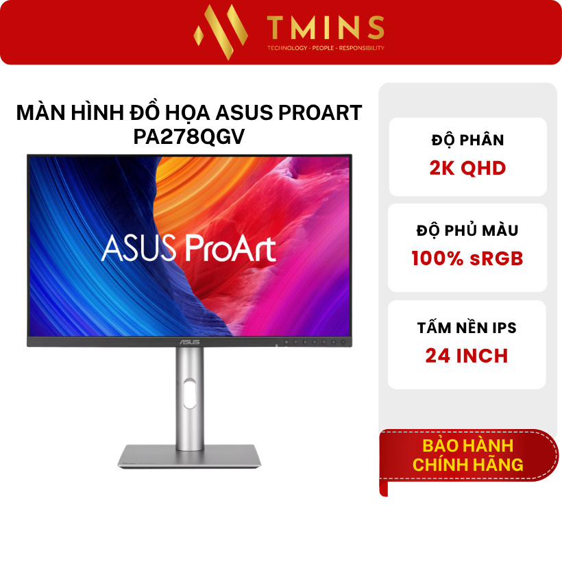 Màn hình ASUS ProArt PA278QGV (27 inch/ IPS/ 2K/ 120Hz/ 5ms) - Hàng chính hãng