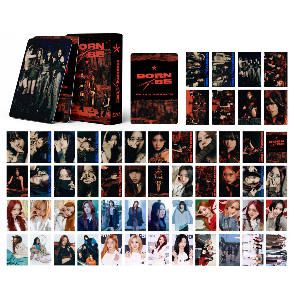 55 ITZY ITZY Photocards Return Album ITZY SINH RA TO BE Series Photocards 55 Photocards