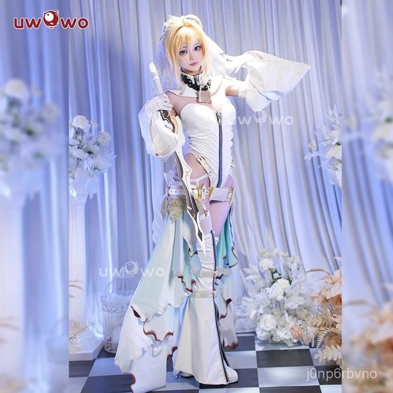 Váy cưới Cosplay Nero Claudius FGO thiết kế tinh xảo giống game chuẩn từng chi tiết