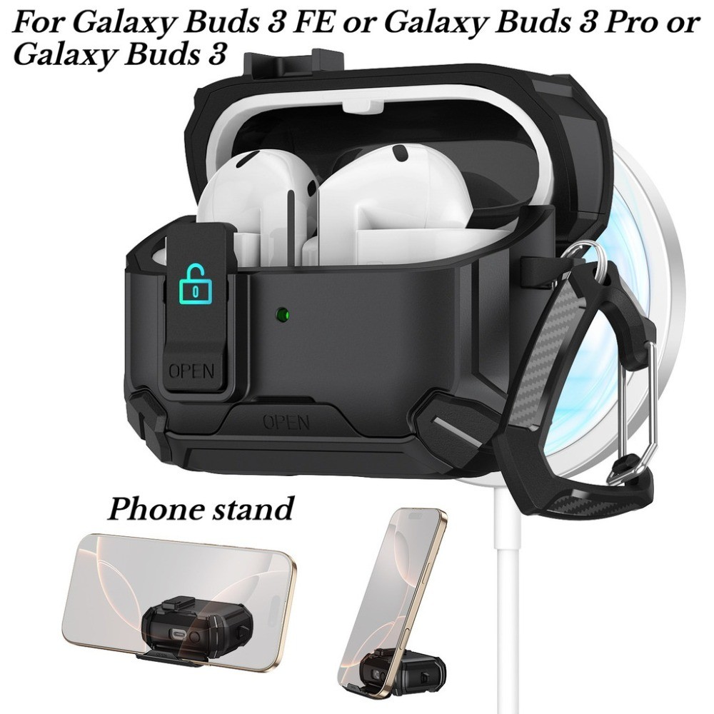 Ốp Lưng Dành Cho Samsung Galaxy Buds 3 FE (2025) True Wireless Bluetooth Earbuds Armor Vỏ Chống Sốc 