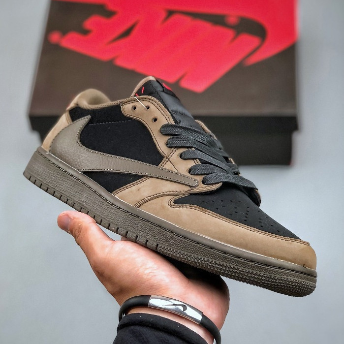 Giày thể thao Travis Scott x Air Jordan 1 Reverse Mocha DM866-202 WMMD