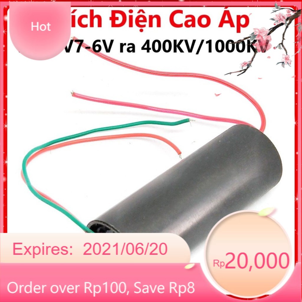 Kích Điện Cao Áp, Vào 3V7-6V ra 400KV 1000KV(Máy đánh lửa, dùi cui) - Module tăng áp