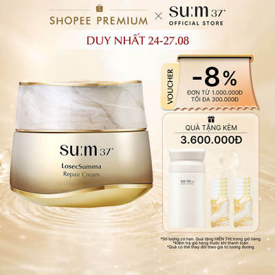 [SU:M37 OFFICIAL] Kem dưỡng phục hồi su:m37 LosecSumma Repair Cream 50ml