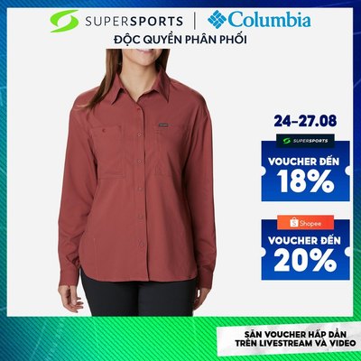 Áo Sơ Mi Tay Dài Nữ Columbia Silver Ridge Utility™ - Đỏ - 2033343679