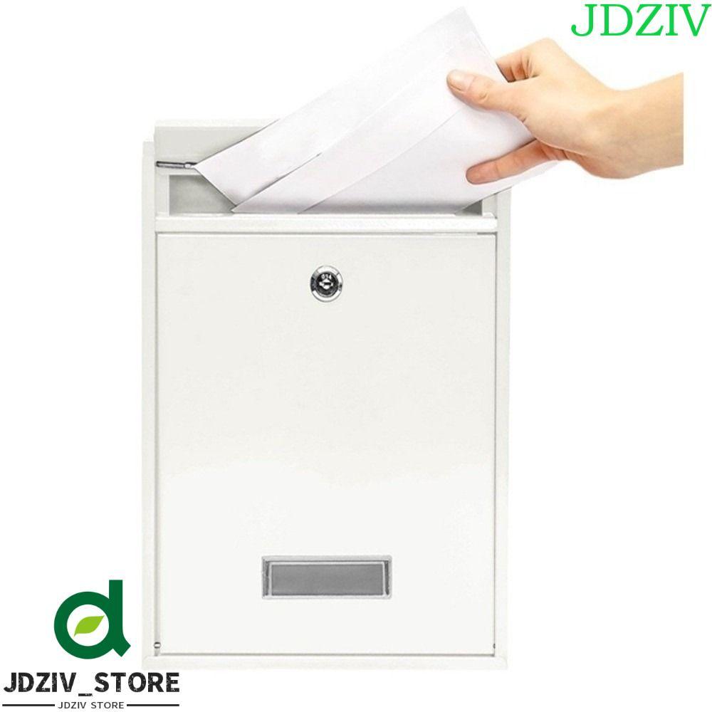 Hộp thư treo tường JXZIV, Hộp thư bằng sắt chống mưa, Hộp đựng báo Cửa sổ trong suốt Chống rỉ sét vớ