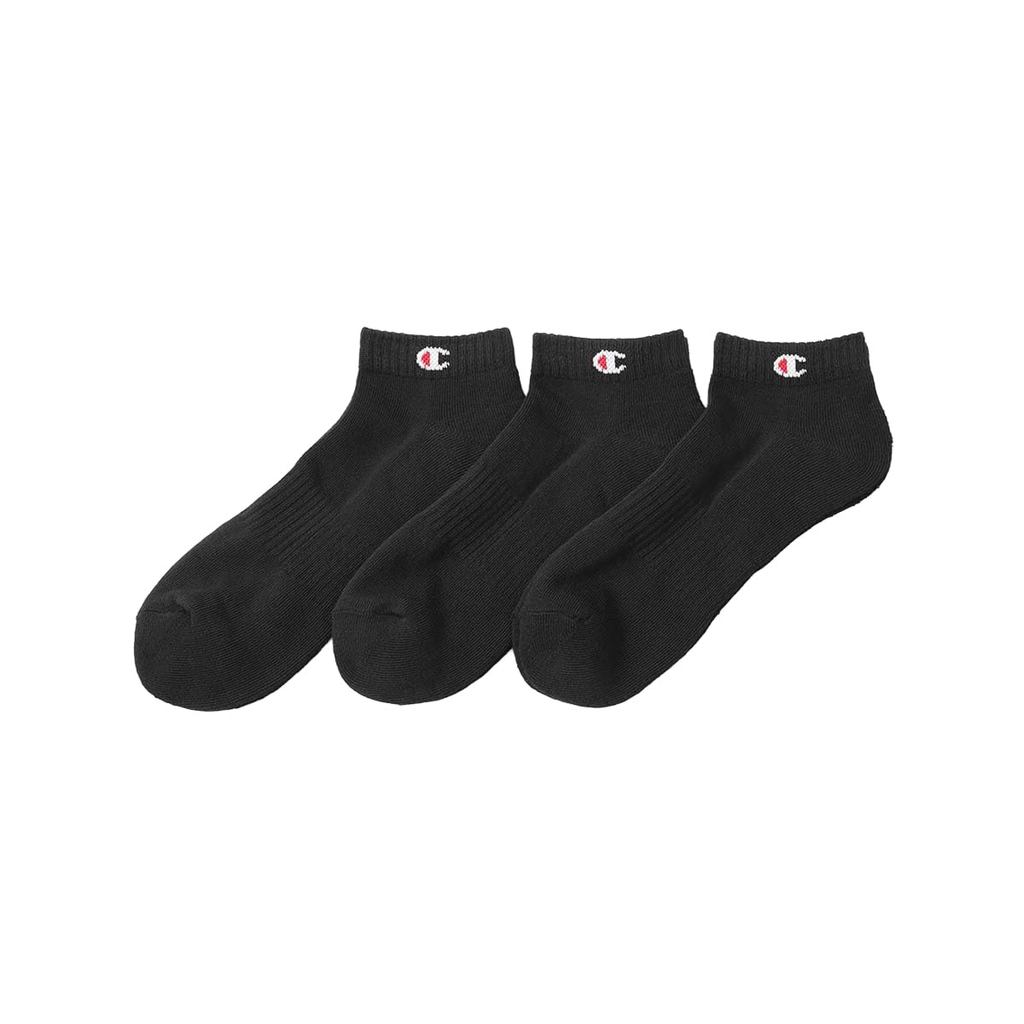 Champion C-Logo Sneaker Socks 3-Pack for Men and Women with Arch Support and Odor-Resistant Material