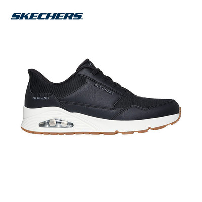 Giày Thể Thao Nam Skechers Slip-Ins Street Uno Banksia - 183022-BLK Air-Cooled Memory Foam