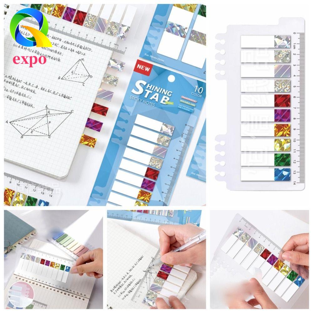 EXPO LIMIT Chỉ Số Dán, Keypoints Marker Đọc Nhãn Giấy Dán Ghi Chú, 80 / 200 Tờ Ghi Chú Đánh Dấu Tran