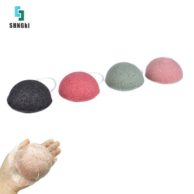 [SHNGki] Konjac Sponge Natural Konjac Puff Face Wash Cleaning Sponge Trang điểm Konjac Sponge [MỚI]